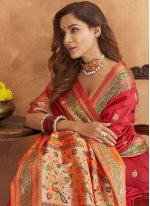 Affectionate Banarasi Silk Weaving Traditional Saree