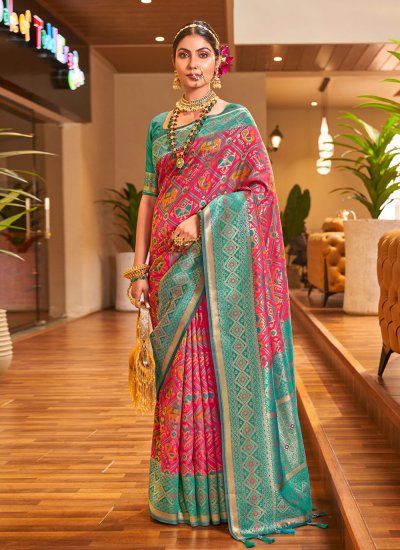 Amazing Patola Silk  Designer Traditional Saree