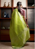 Amusing Green Weaving Kanjivaram Silk Trendy Saree