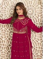 Angelic Georgette Embroidered Readymade Salwar Suit