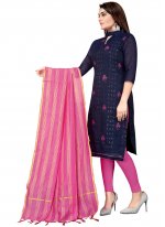 Appealing Embroidered Churidar Suit