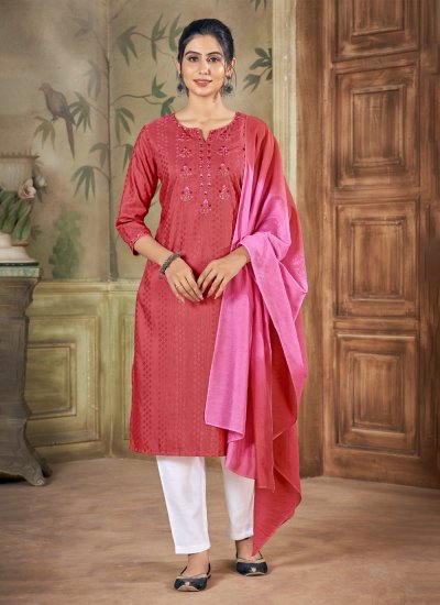 Appealing Embroidered Party Trendy Suit