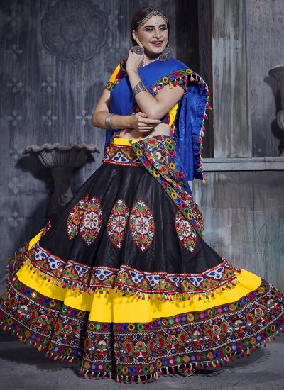 Royal Blue, Pink, Gold Blue Layered lehenga by Philicia for rent online |  FLYROBE