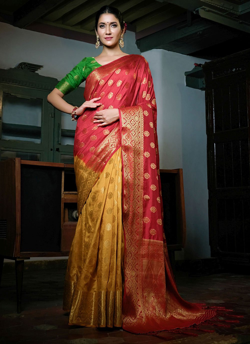 17 Stunning Half Saree - Langa Voni - Understanding Half Saree