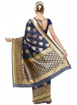 Art Silk Traditional Saree in Blue