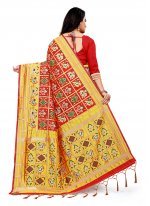 Aspiring Multi Colour Weaving Classic Designer Saree