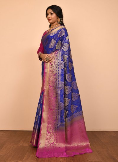 Astounding Weaving Silk Designer Saree