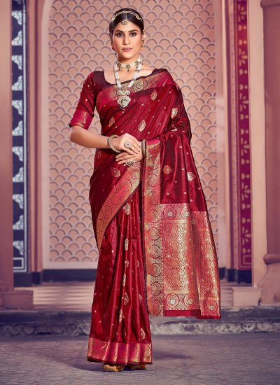 Auspicious Banarasi Silk Classic Designer Saree