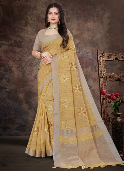 Awesome Embroidered Festival Saree