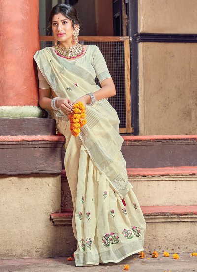 Awesome Printed Engagement Classic Saree