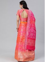 Banarasi Silk Woven Pink A Line Lehenga Choli