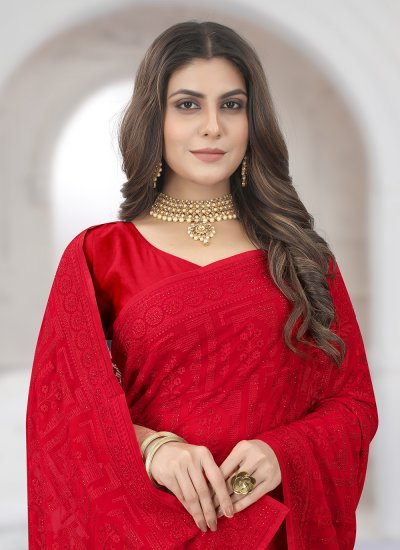 Baronial Georgette Classic Saree