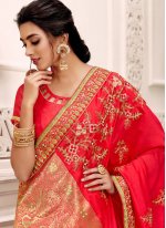 Beauteous Silk Ceremonial Designer Saree