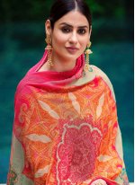 Beauteous Silk Embroidered Pink Designer Salwar Kameez