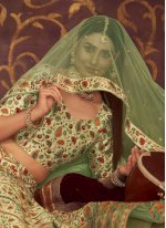 Beautiful Art Silk Wedding A Line Lehenga Choli