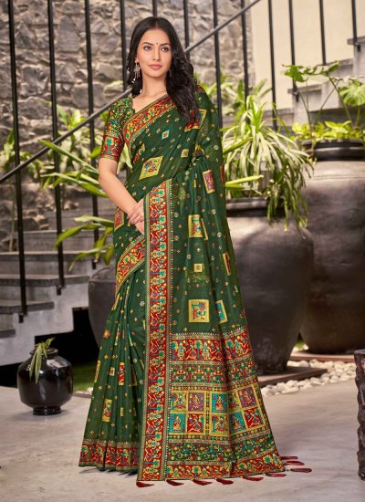 Beautiful Cotton Silk Ceremonial Trendy Saree