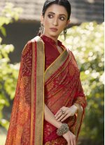 Beautiful Embroidered Festival Traditional Saree