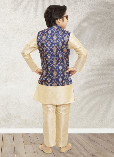 Beckoning Banarasi Silk Kurta Payjama With Jacket
