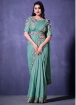 Beckoning Embroidered Contemporary Saree