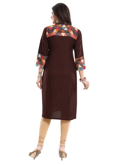 
                            Bedazzling Printed Engagement Casual Kurti