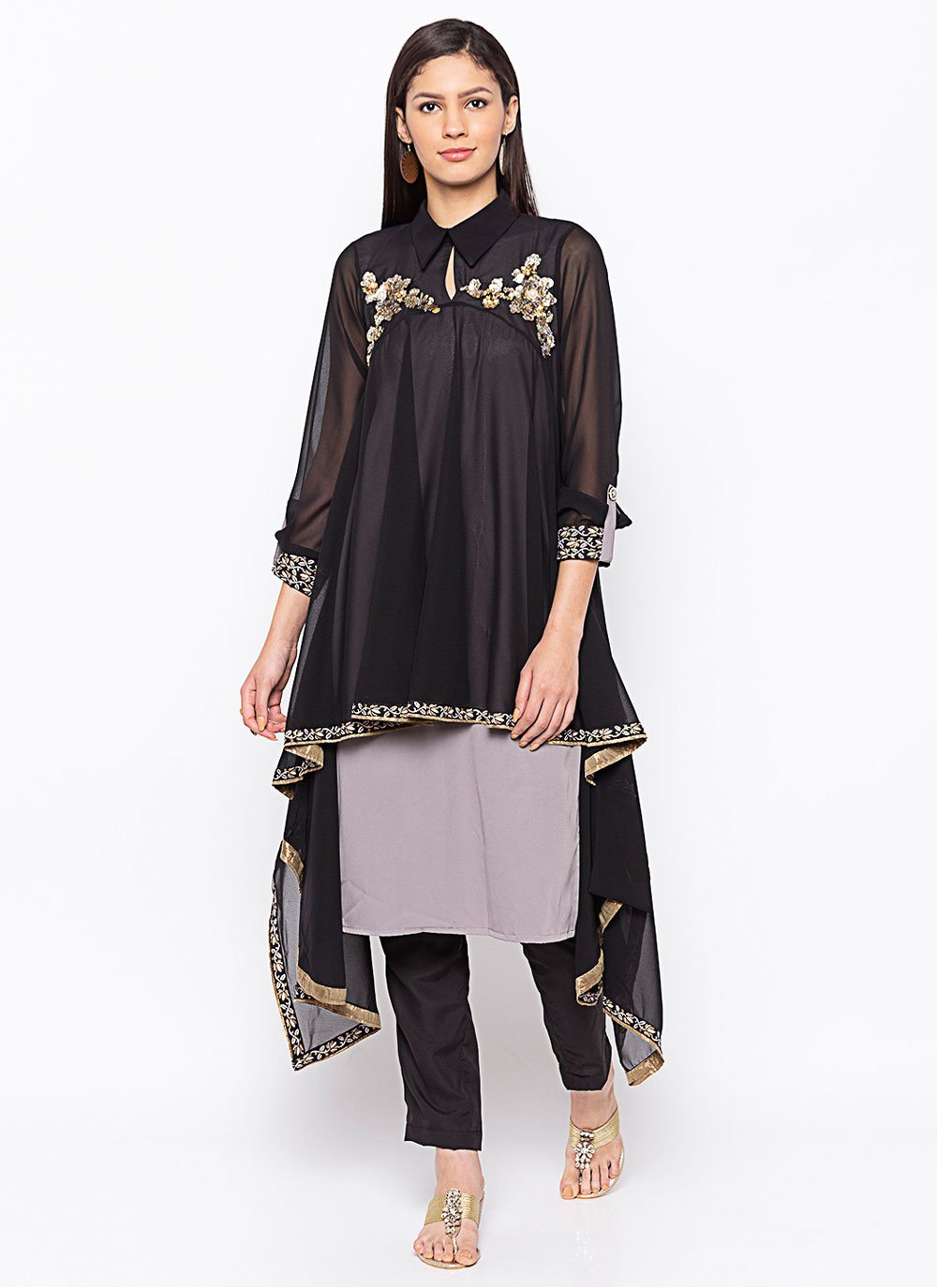 Black Color Casual Kurti