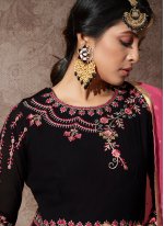 Black Color Desinger Anarkali Salwar Suit