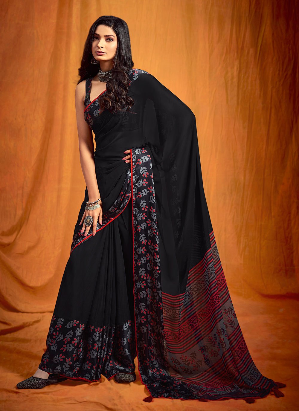 Odhani Weight Less Casual Wear Sarees Catalogue