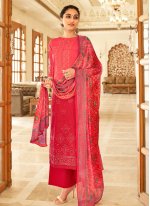 Blissful Fancy Fabric Designer Palazzo Salwar Suit