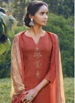 Blissful Satin Designer Pakistani Suit