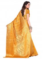 Blissful Zari Gold Traditional Saree