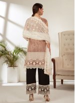 Blooming Net Embroidered Pant Style Suit