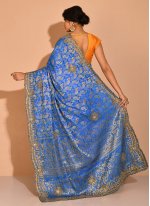 Blue Color Silk Saree