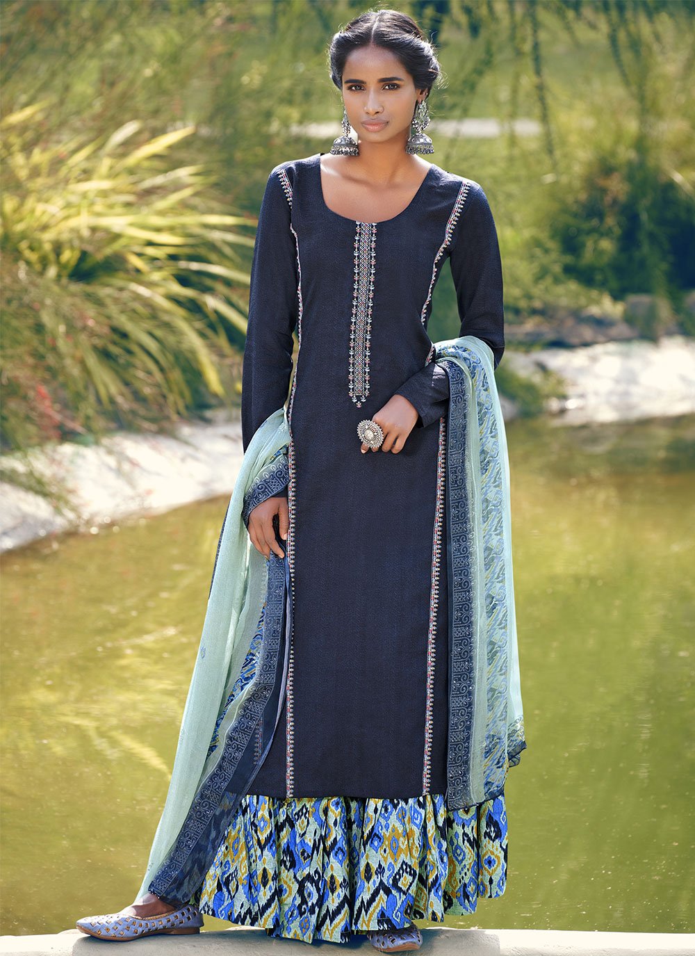 satin pakistani dress Satin Plain Pakistani Dresses Ivory Gold Pure Rawsilk Outfit Pakistani Silk Suit Desginer
