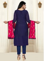 Blue Festival Trendy Salwar Suit