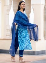 Blue Print Ceremonial Salwar Suit