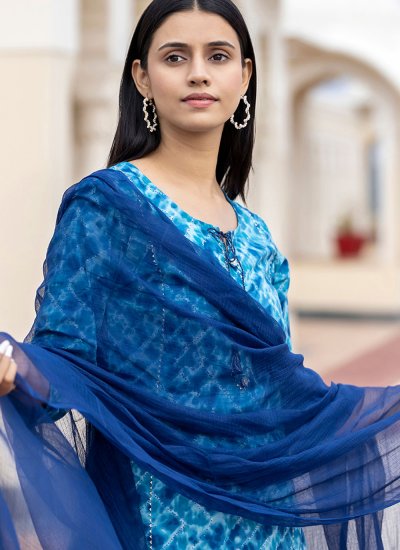 
                            Blue Print Ceremonial Salwar Suit