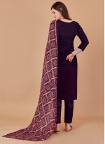 Brown Banarasi Silk Meenakari Trendy Salwar Suit