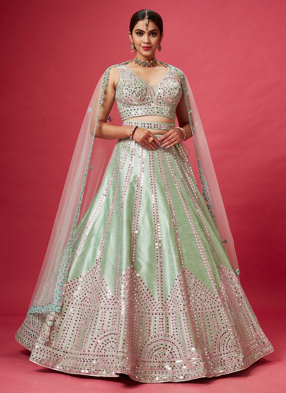 Breathtaking Wedding In The Hills With Timeless Bridal Outfits | Pink  bridal lehenga, Bridal lehenga images, Indian wedding outfits