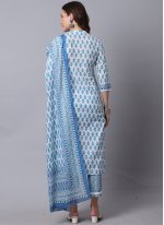 Catchy Cotton Ceremonial Readymade Designer Salwar Suit