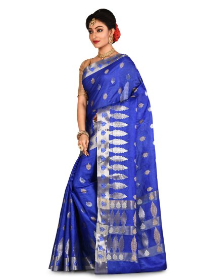 Celestial Banarasi Silk Reception Traditional Saree