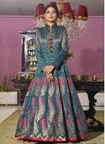 Charismatic Rama Readymade Anarkali Suit