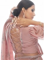 Charming Mauve  Sequins Designer Saree