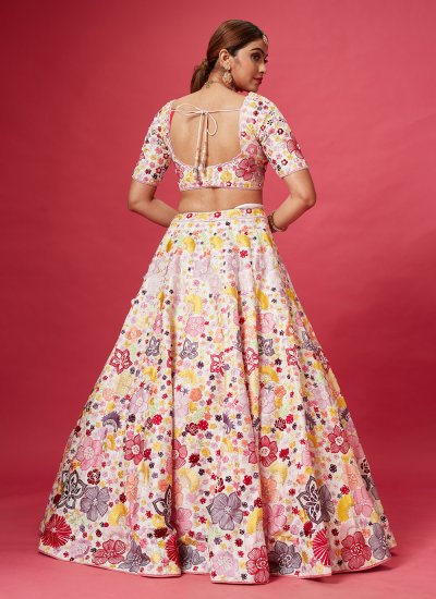 Charming Silk Sequins Rose Pink Designer Lehenga Choli