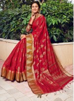 Cherubic Weaving Banarasi Silk Designer Traditional Saree