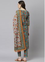 Chic Green Party Readymade Salwar Suit