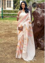 Chic Silk Woven Multi Colour Designer Saree