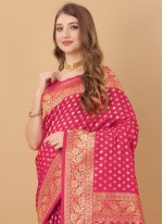 Classic Designer Saree Weaving Kanchipuram Silk in Pink