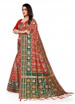 Classic Saree Weaving Patola Silk  in Multi Colour