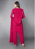 Classical Pink Pant Style Suit