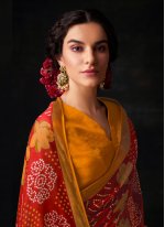 Classy Silk Red Saree